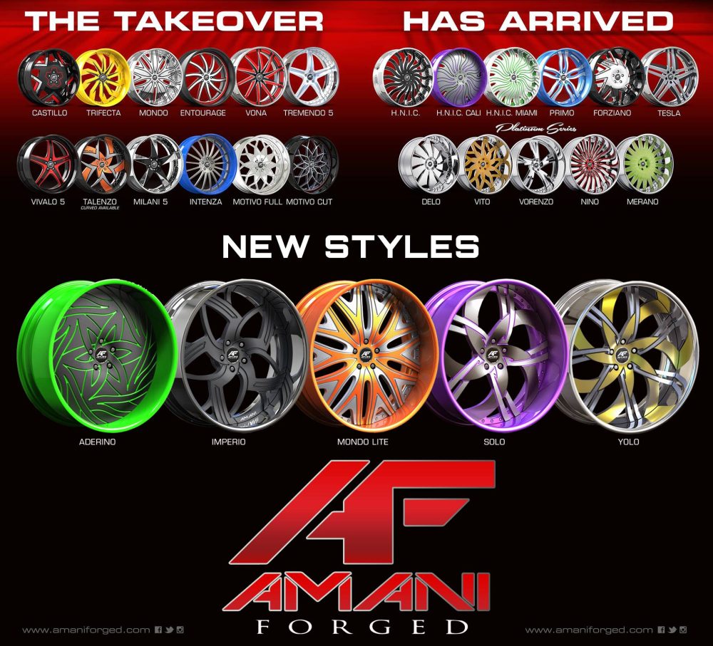 Amani Forged New Car Rim Selection