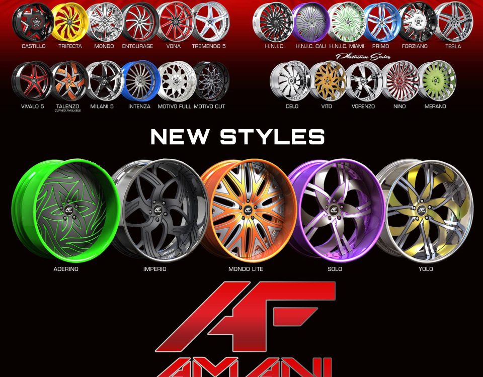 Amani Forged New Car Rim Selection