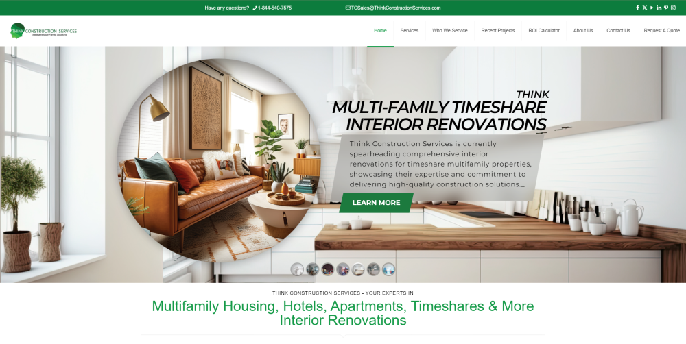 Think Construction Services - Multifamily, Apartment, Condo and More Interior Renovations