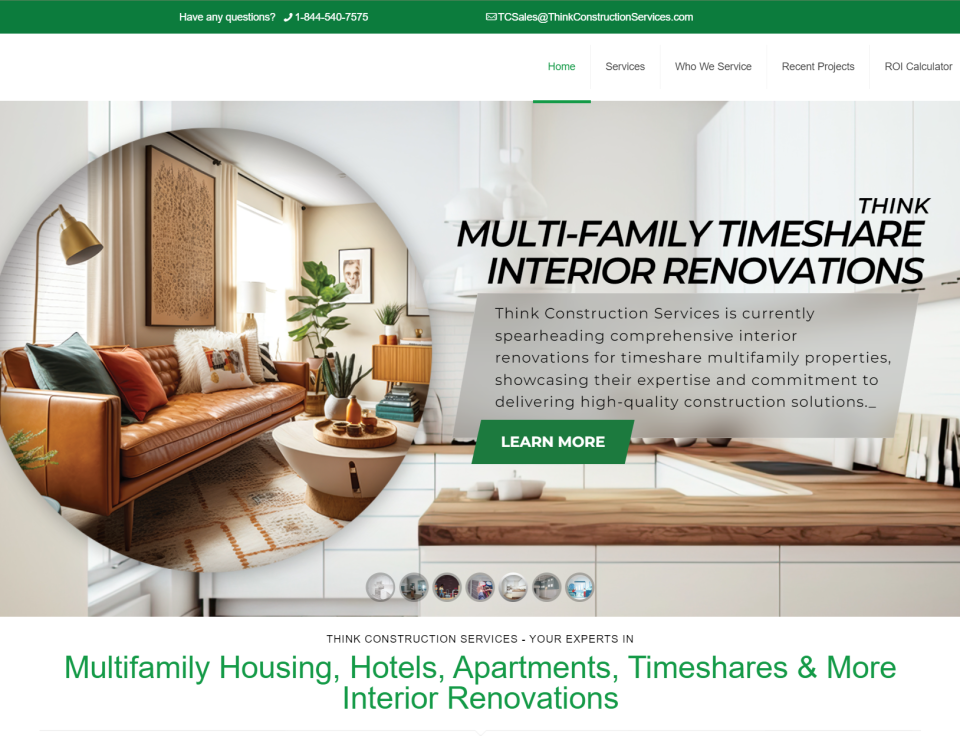 Think Construction Services - Multifamily, Apartment, Condo and More Interior Renovations